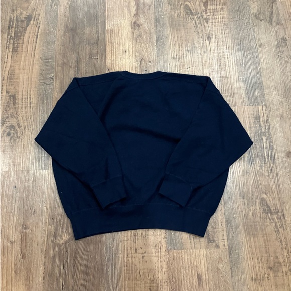 Madewell Women’s Merino Wool Pullover Sweater in Navy - Picture 3 of 9